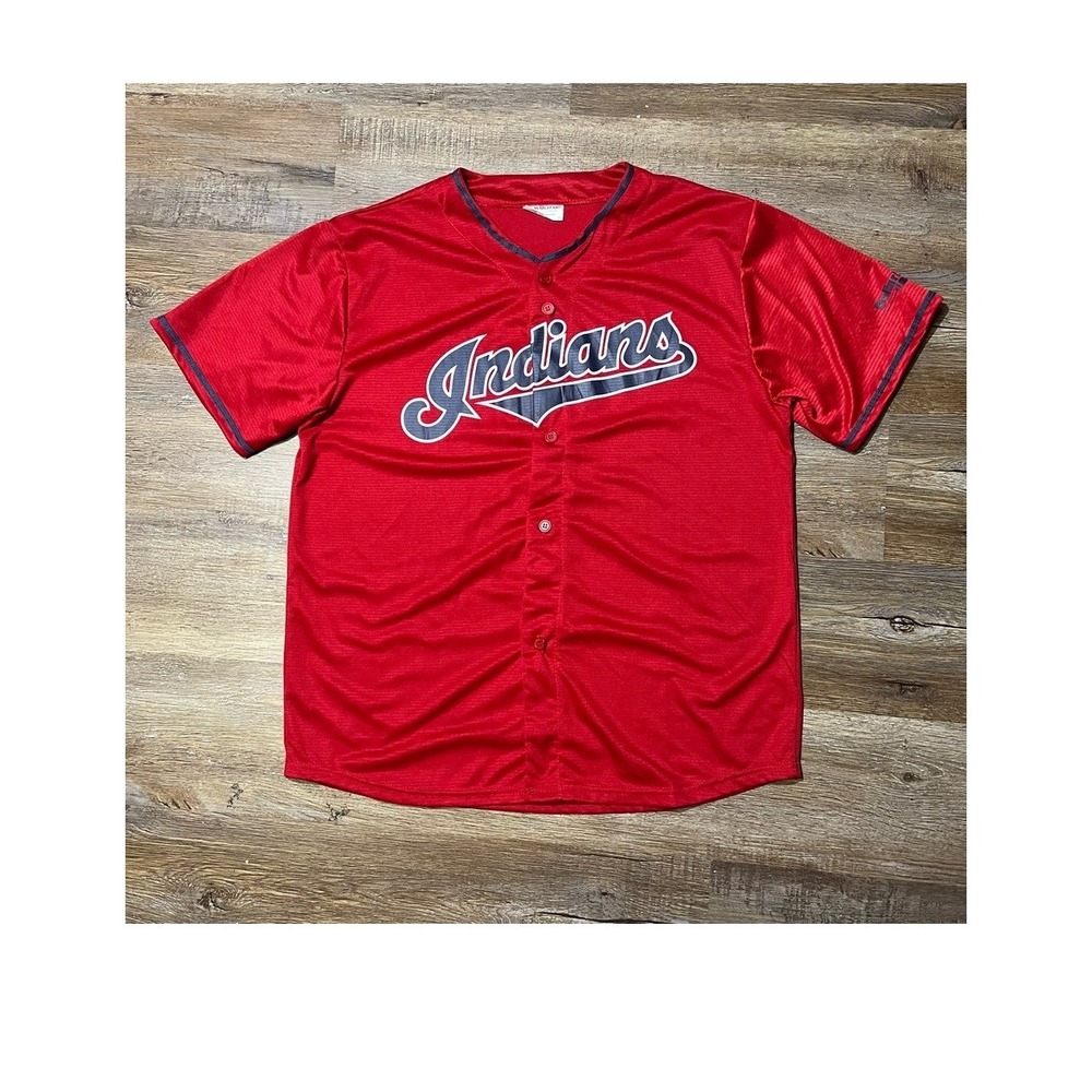 Red Cleveland Indians #35 Mercado Jersey